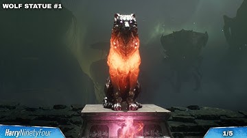 Doom The Dark Ages  - All Wolf Statue Locations in Kar’Thul Marshes (Hunter Challenge)