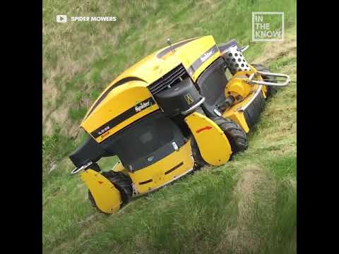 Robot Lawn Mower Can Cut Grass Uphill Youtube