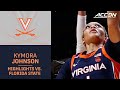 Virginia Guard Kymora Johnson Highlights vs. Florida State