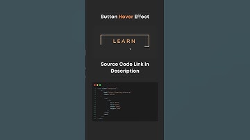CSS Button Hover Effect | HTML CSS #css #html #tutorials