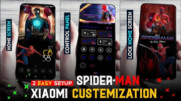 2 Easy Spider Man MIUI Themes Customize For Xiaomi/Redmi/Poco Devices | Home Screen Setup