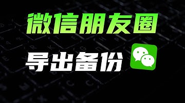 程序员爆肝一个月，自制微信朋友圈导出工具 #计算机 #微信 #备份 #导出 #朋友圈 #代码 #编程 #python #软件
