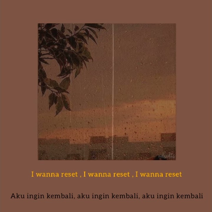 literasi 30 detik - Reset lirik dan terjemah
