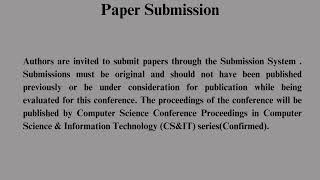 6th International Conference on Data Science and Cloud Computing (DSCC 2025)