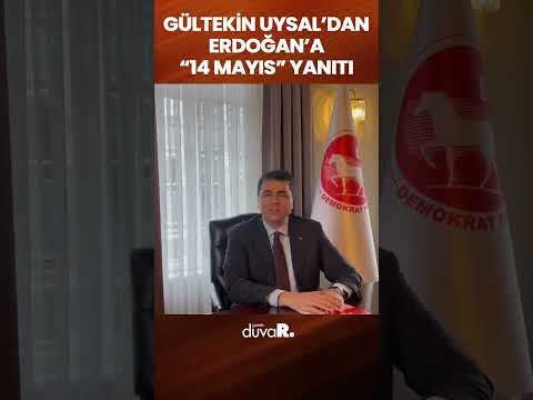 Gültekin Uysal'dan Erdoğan'a jet yanıt! #Shorts