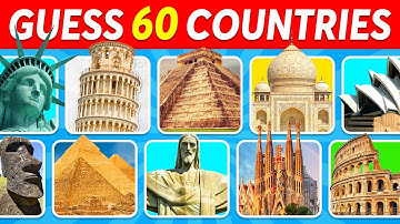 Guess the Country by its Monument 📍 | Guess the Landmark Quiz 🌎