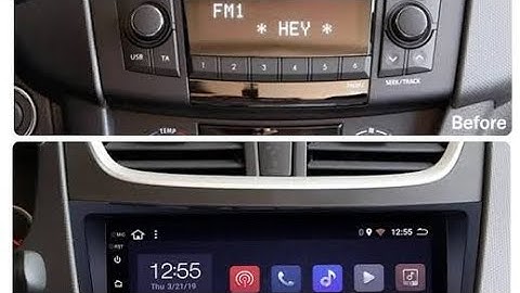 Swift Dzire stereo Android 9inchs fitting full tutorial how to open stereo frame and fix...