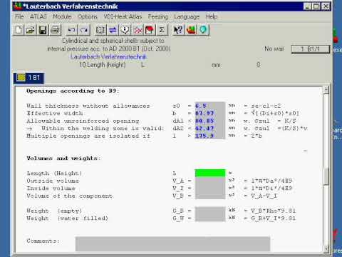 Designing a pressure vessel with LV software - Introduction