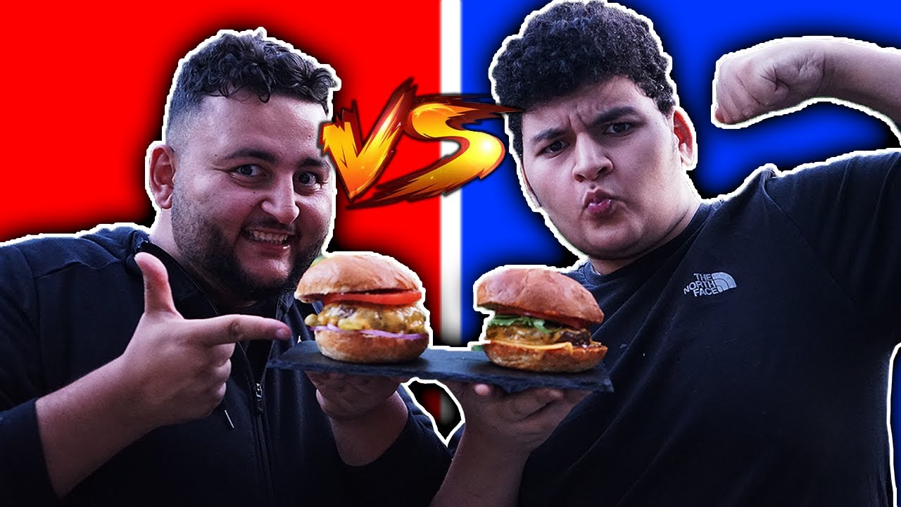 😯🍔WER MACHT DEN BESSEREN BURGER CHALLENGE! | Can Wick