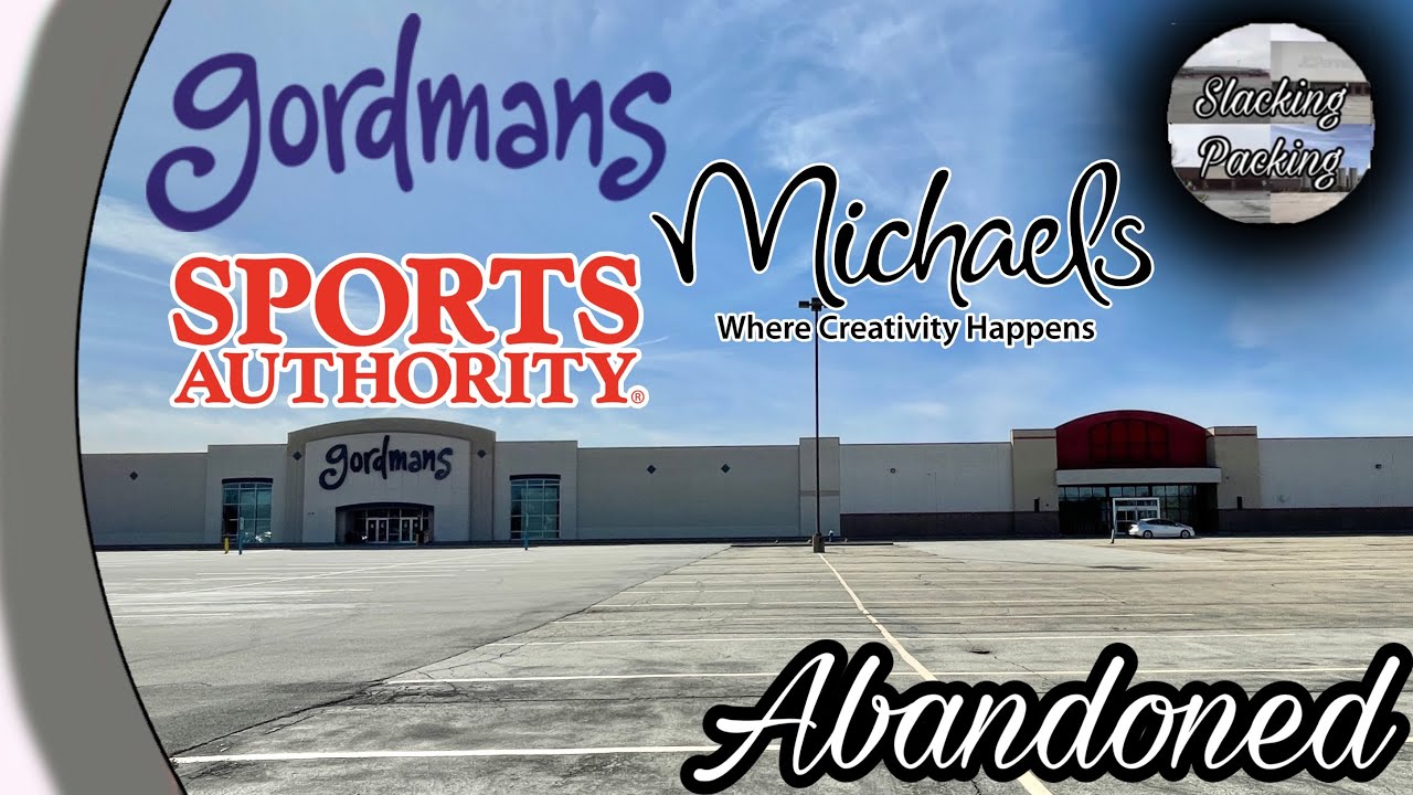 Abandoned Sports Authority, Gordmans, and Michael's Springfield