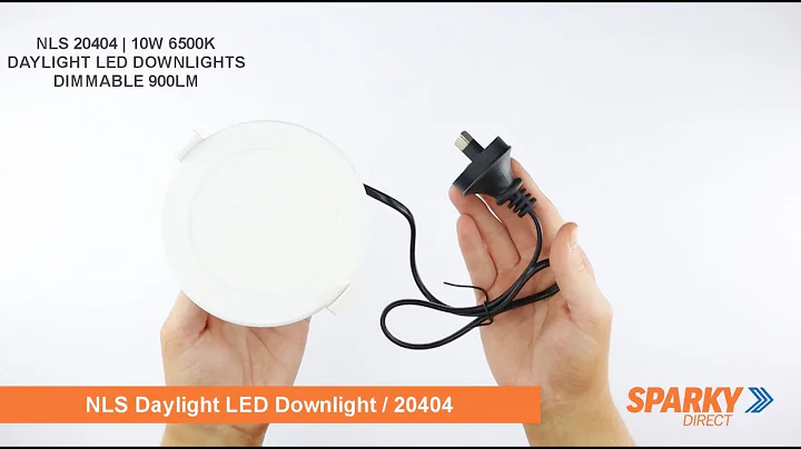 NLS 20404 | 10W 6000K DAYLIGHT LED DOWNLIGHTS DIMMABLE 900LM