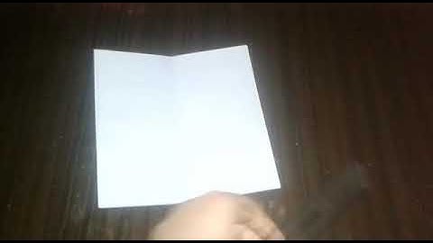 How to make napkin fold card