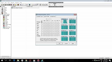 HVAC COOLING/HEATING LOAD CALCULATION-HAP software tutorial english Part 3B Hourly profile settings