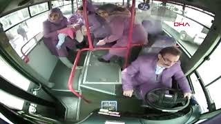 Erzincanda Özel Halk Otobüsü Şoförü Bebeğin Hayatını Böyle Kurtardı