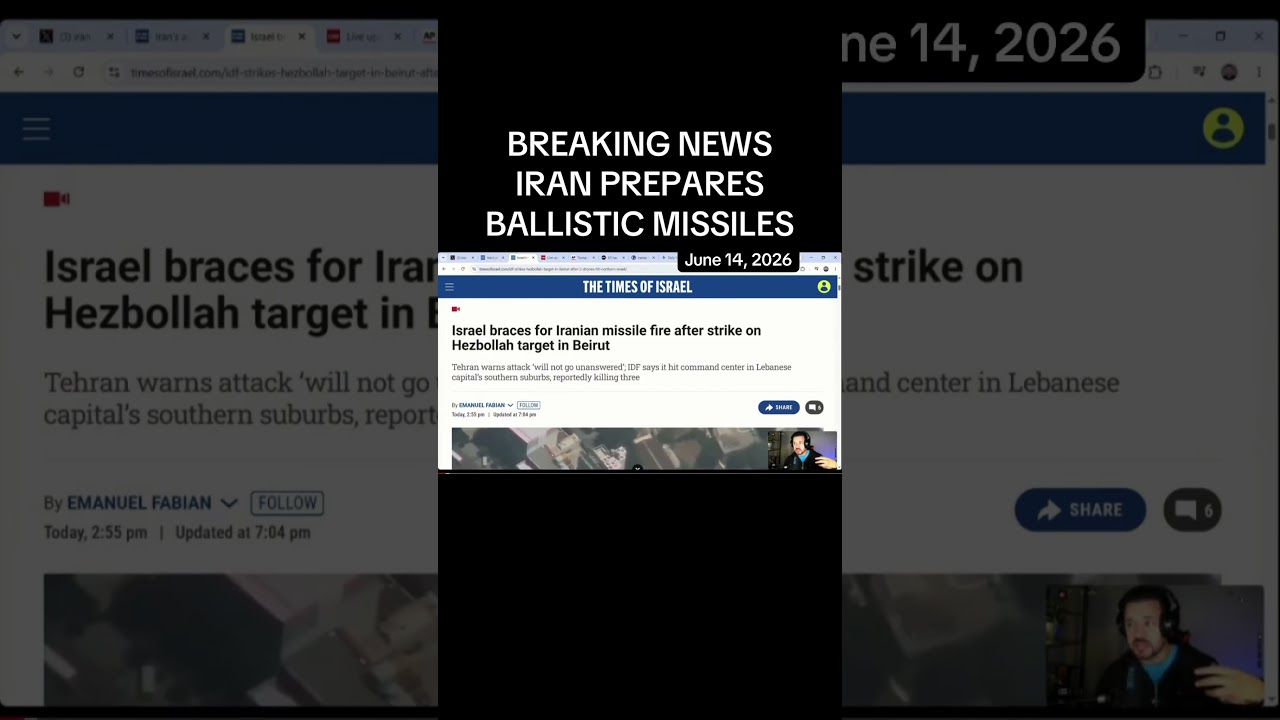Trump Pushing Deal as Iran Preps Missile Strike on Israel #Geopolitics #MiddleEast #Breaking