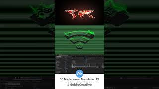 3D #Displacement Modulation FX in #AfterEffects @NobleKreative