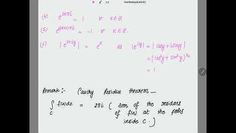 Contour Integration (Introduction)
