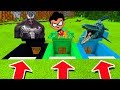 Minecraft PE : DO NOT CHOOSE THE WRONG SECRET BASE! (Venom, Teen Titans Go & Mosasaurus)