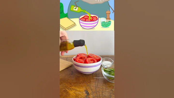 Peppa Pig’s Tomato Salad Recipe!  #peppapig