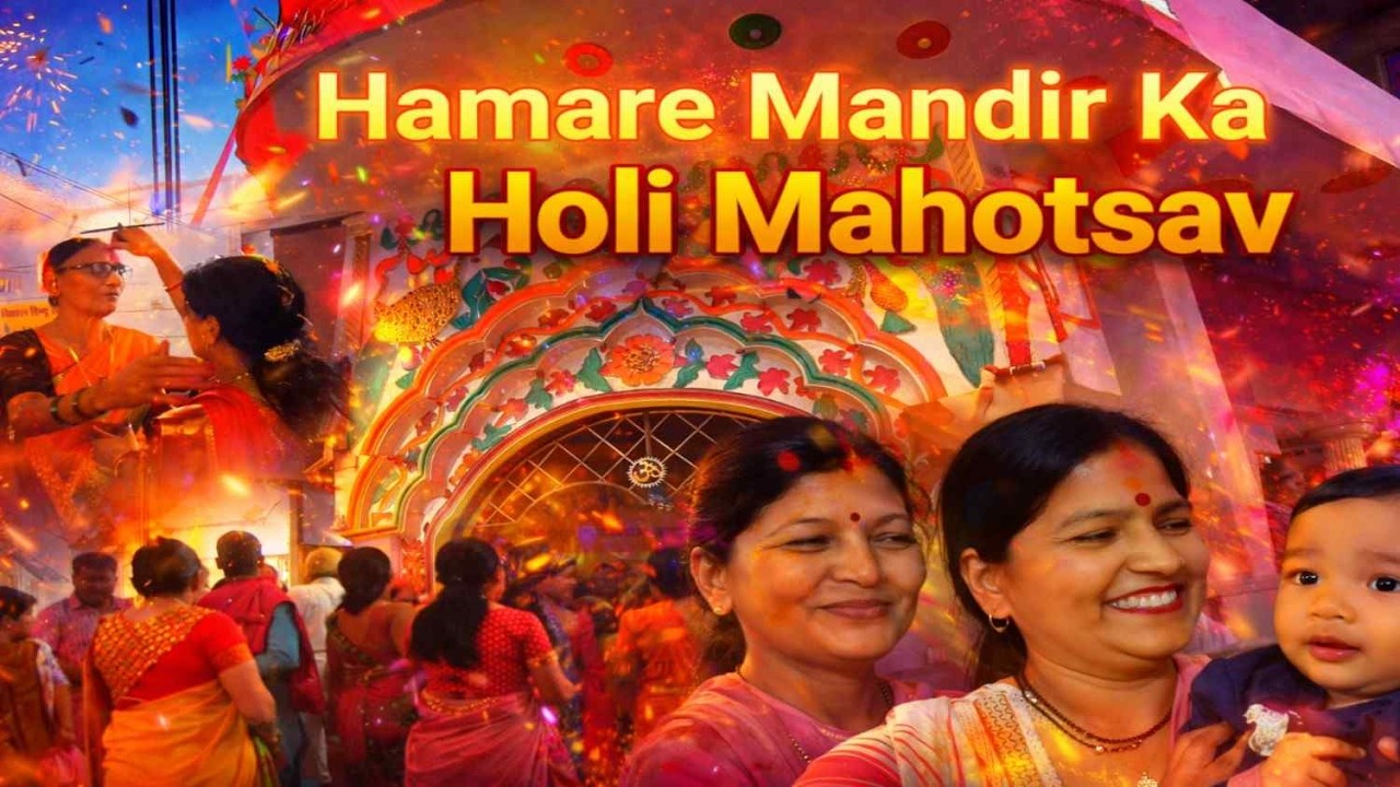 #hamare #mandir Ka #holi #mahotsav हमारे #मंदिर का #होली #महोत्सव  😍Laxmi Tai Vlog👍लक्ष्मी ताई व्लॉग
