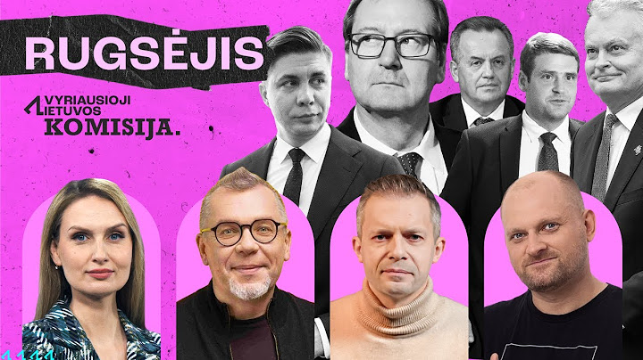 RUGSĖJO APTARIMAS | ŽEMAITAITIS šokdina | RINKIMAI | USPASKICH šou | SINKEVIČIUS | VLK