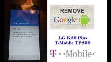 Bypass Google Account FRP LG K20 Plus TP260 T-Mobile Android 7.0 OK