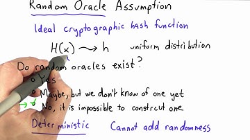 Random Oracle Solution - Applied Cryptography