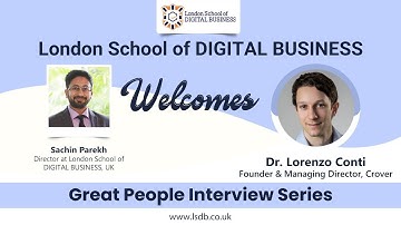 Crover: The Underground Drone Breakthrough | Great People Interview Series | Ft. Lorenzo Conti