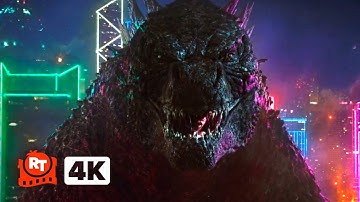 Godzilla vs. Kong (2021) 4K - Hong Kong Fight! | Movieclips