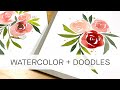 learn how to paint quick and easy modern roses
