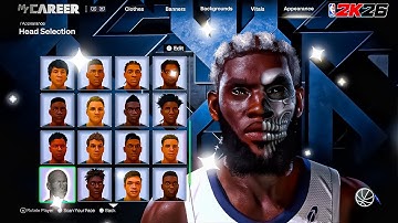 NEW BEST DRIPPY FACE CREATION TUTORIAL in NBA 2K26 BEST COMP STAGE FACE CREATION (All Skin Tones)