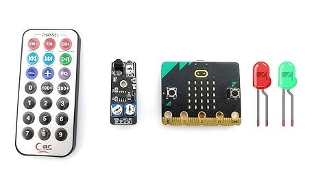 Allumer deux LEDs par la télécommande en utilisant le capteur  KY-032 et la carte Micro:bit