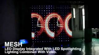 Extremly light weight foldable LED display-Mesh Series screenshot 1