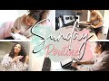 Sunday Evening Routine | Starting the New Week Strong | Cleaning, Blogging, + Hair Care