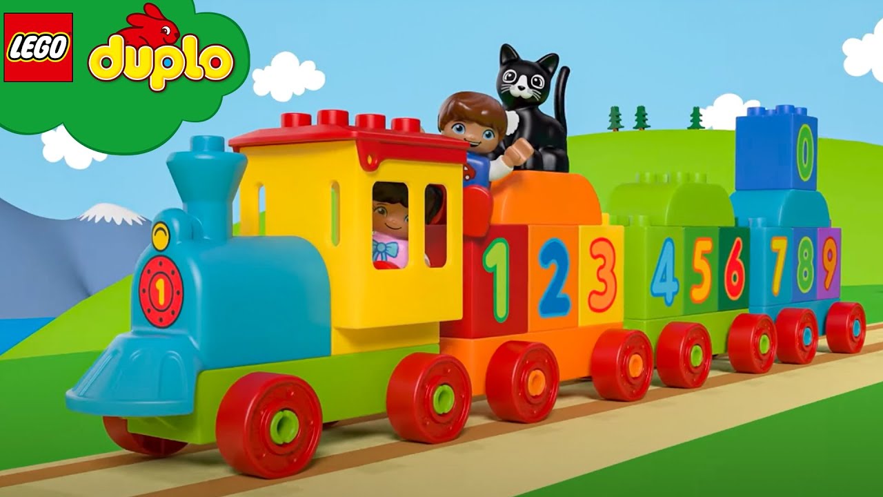 LEGO DUPLO   Learn To Count Numbers Train Songs  Learning For Toddlers  Nursery Rhymes  Kids Song