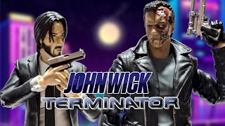 John Wick vs Terminator, John Wick 4 stop motion (Terminator stop motion)