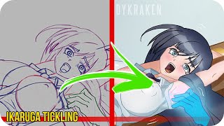 Ikaruga Tickling - Steps Digital Painting Tutorial