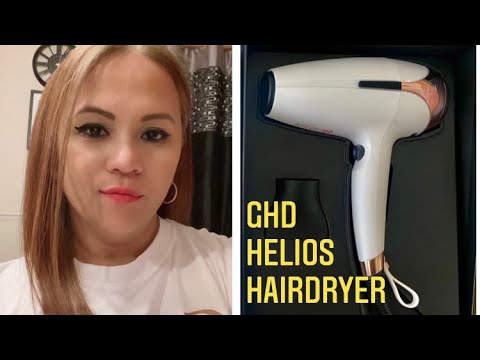 GHD HELIOS HAIRDRYER in White Unboxing & Reviews