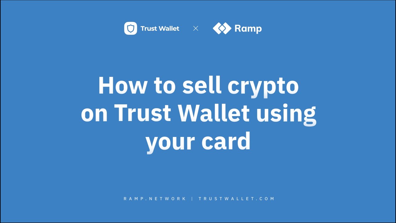 How to SELL crypto in Trust Wallet [With Ramp] YouTube