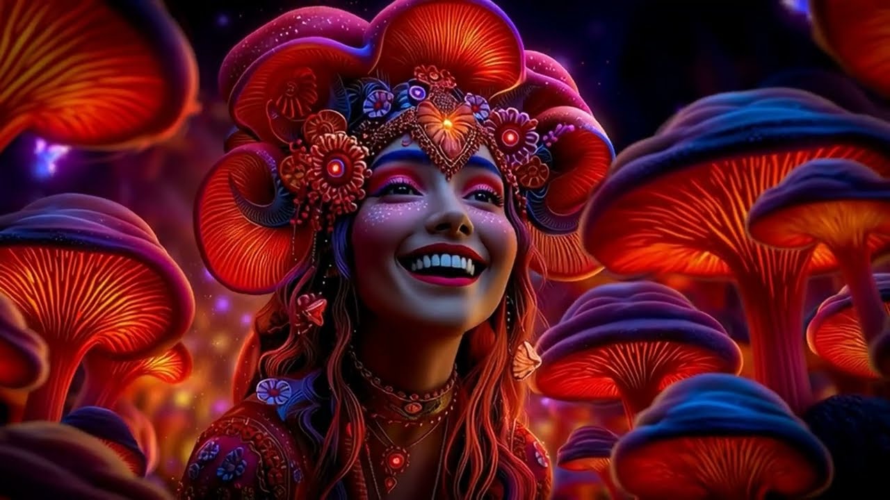 Magic Mushroom Visions - 4K Psychedelic Art & Video