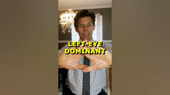 Are you RIGHT eye dominant or LEFT eye dominant? #eyedoctor #eyehealth #vision