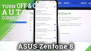 How to Enable / Disable Automatic Text Correction in ASUS Zenfone 8 - Manage Predictive Text