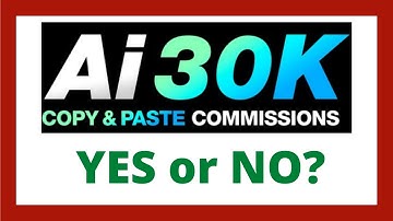 AI 30K Copy & Paste Commissions Review - Legit System?