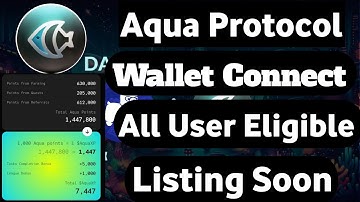 Aqua Protocol Claim Aqua Protocol Wallet Connect Aqua Protocol All User Wligible