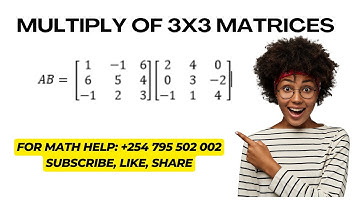 How to Multiply 3x3 Matrices: Step-by-Step