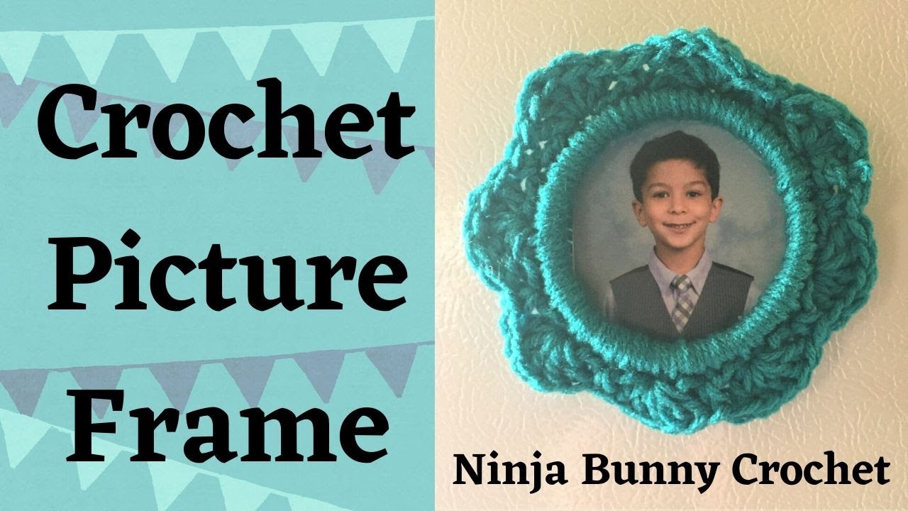 How to Crochet a Picture Frame. YouTube