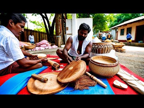 How Parai is Made? An Ancient Tamil Musical Instrument Crafting Process - YouTube