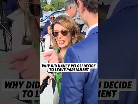Why Did Nancy Pelosi Decide To Leave Parliament Shorts Trump Nancypelosi Celebrity Youtubeshorts