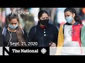 CBC News: The National | Sept. 21, 2020 | Struggle with rising COVID-19 cases