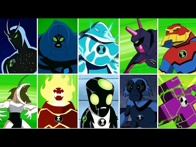 Every New Alien Transformation from Season 5, Ben 10